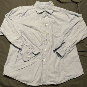 L.L. Bean - Button-Up - Shirt Women's Medium - Blue Long Sleeve